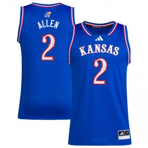 Mens Corbin Allen Royal Kansas Jayhawks #2 College Basketball Limited Jerseys 949333-109