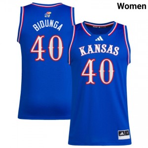 Womens Flory Bidunga Royal Kansas Jayhawks #40 College Basketball Game Jerseys 138670-587